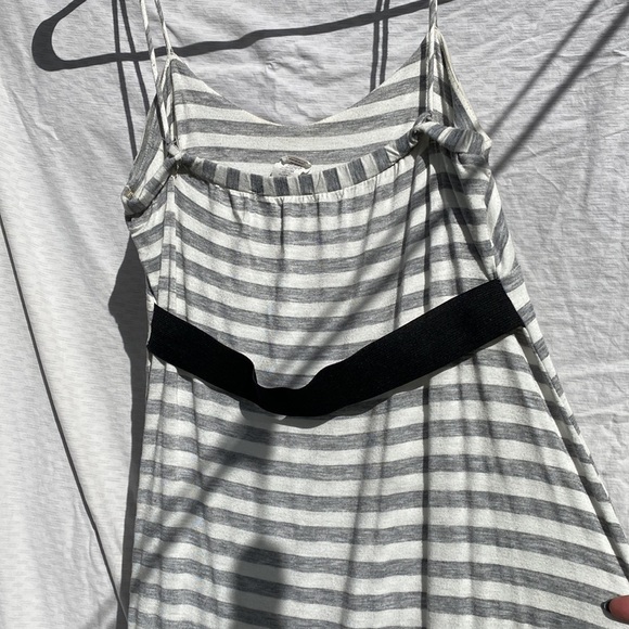 Lightweight striped high low maxi dress - Picture 3 of 3